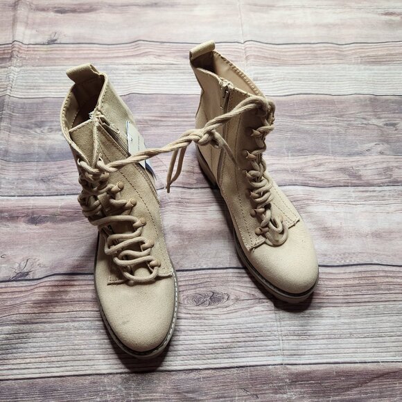 Universal Thread Combat Boots Parker Lace-Up Combat Boots - Picture 2 of 9